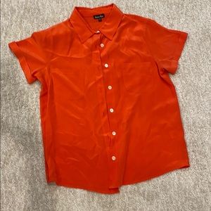 Steven Alan marigold orange/red top size S.
